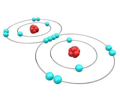 atomic diagram of oxygen